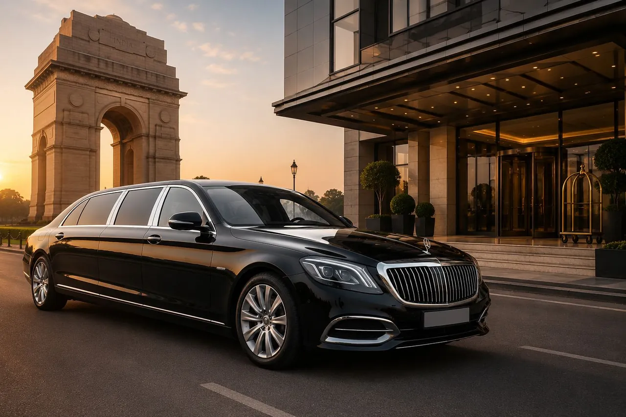 book a limousine in Delhi